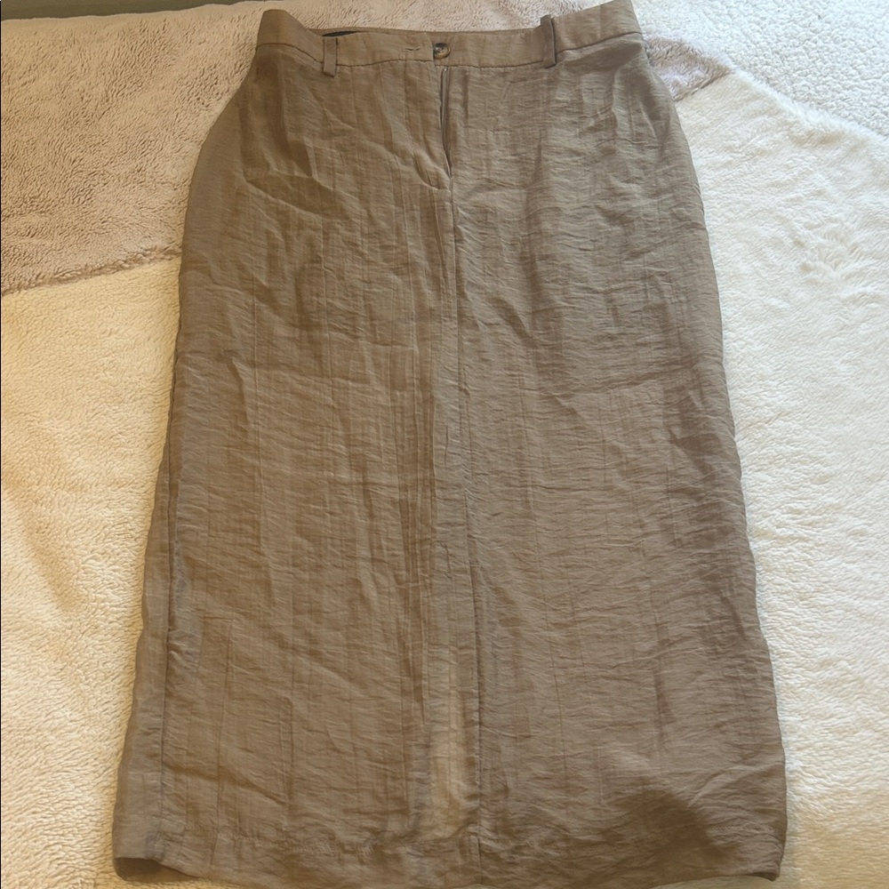 Zara Tan Pencil Skirt